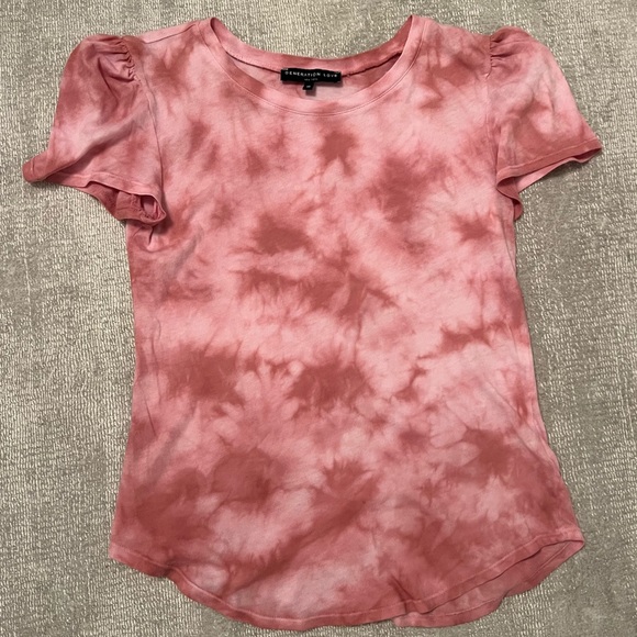 Generation Love Pink Tie Dye T-shirt - Picture 1 of 2